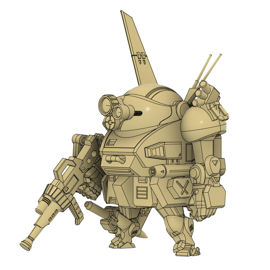 チョイプラスコープドッグ リーマン機(レジンカラー)